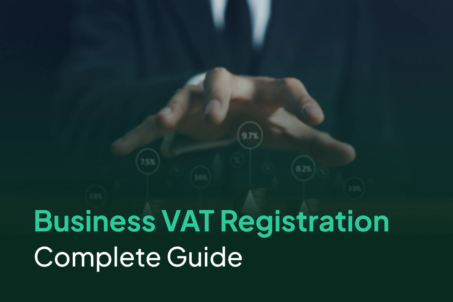 Business professional managing VAT registration and tax compliance documentation