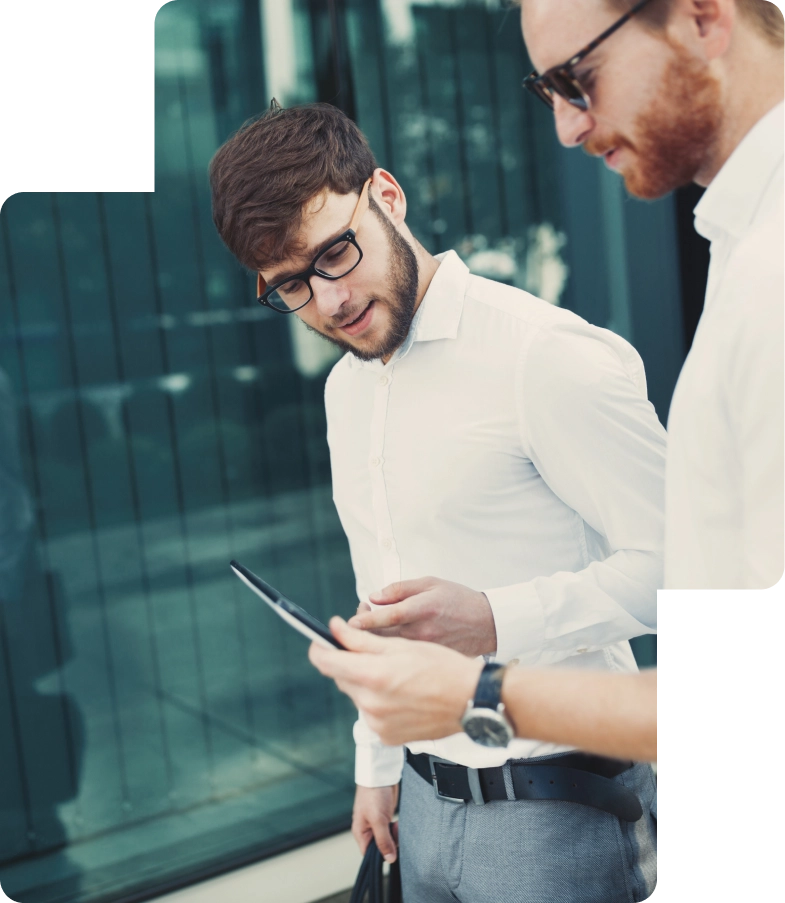 Signing documents for business bank account opening and financial onboarding process