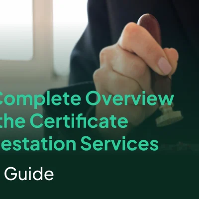 Signing and verifying documents for certificate attestation and authentication services